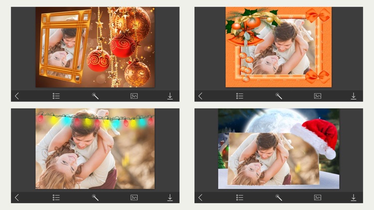 Holly Jolly Christmas Photo Frame - Frame Booth