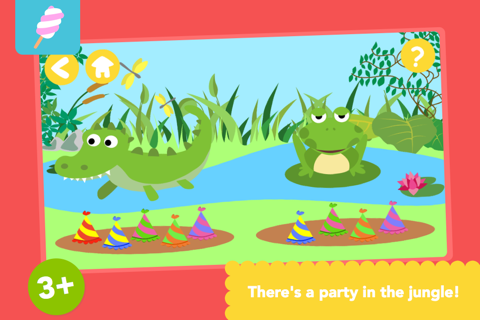 Math Tales - The Jungle: Rhymes and maths for kids screenshot 2