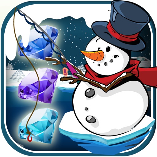 Mr. Snowman's Frozen Jewel Fishing Game FREE- A Frosty Fall-ing Extravaganza icon