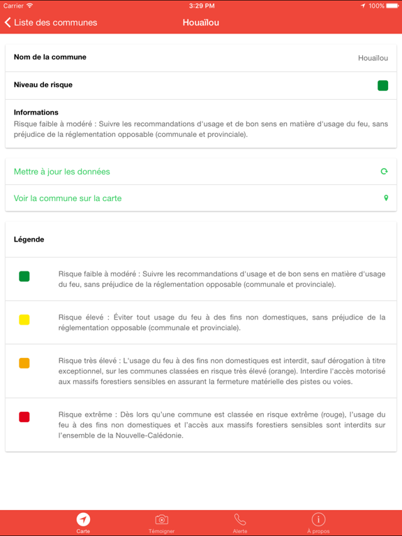 Screenshot #6 pour Prévision incendie
