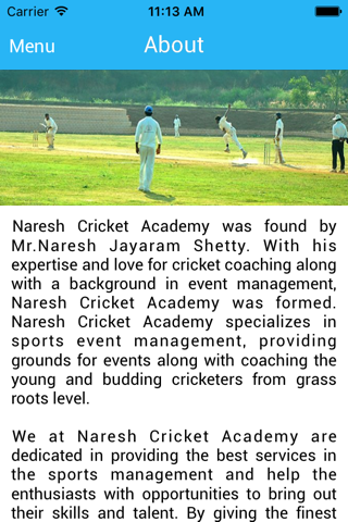 Naresh Cricket Academy screenshot 2