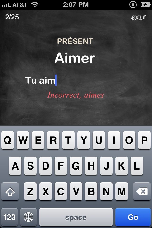 Conjugation Nation French screenshot 3