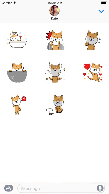 Shiba Inu Dog Sticker Pack screenshot-3