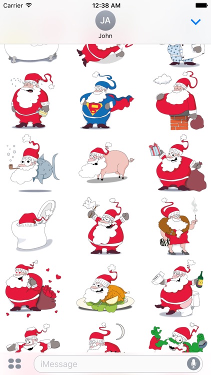 Santa's Stickers