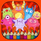 Coloringbook monster free crayon games for toddler