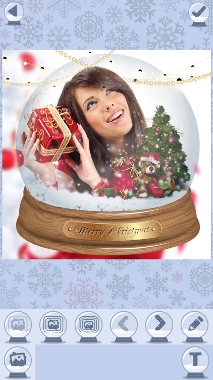 Snow Globe Photo Frames & Camera Stickers Editor screenshot-3