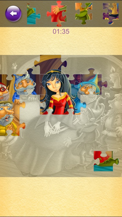 Snow White Puzzle Jigsaw screenshot-4