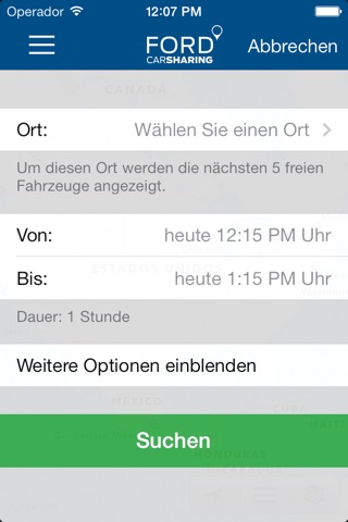 Ford Carsharing screenshot 2