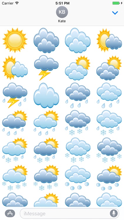 Weather Stickers