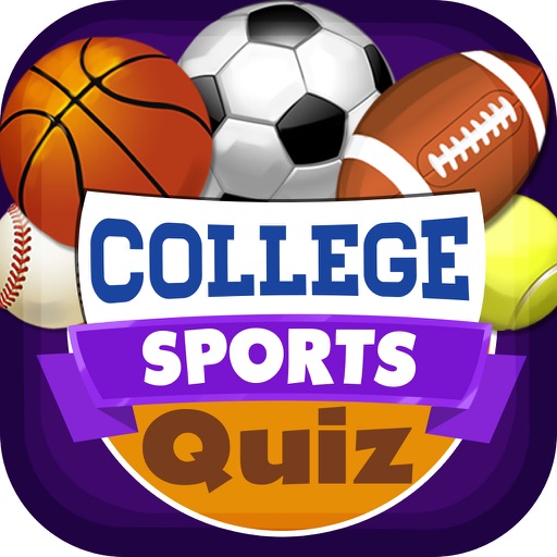 College Sports Fun Trivia Quiz – Sport Lovers Game Icon