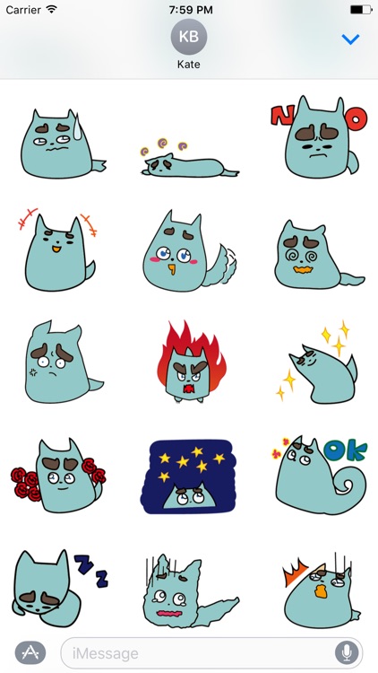 Lovely Puppet Stickers for iMessage