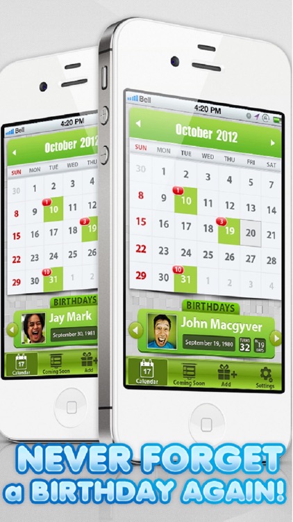 Birthday Count Down - My Birthdays Calendar