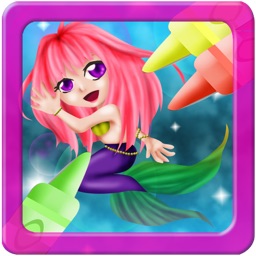 Girls Coloring World - My First Fairy Mermaid Color & Play Makeover Game (Lite)