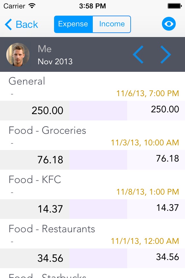 Daily Expenses -Pocket Edition screenshot 4