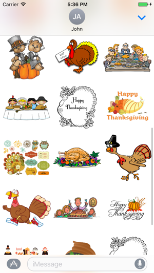 Happy Thanksgiving for iMessage(圖1)-速報App