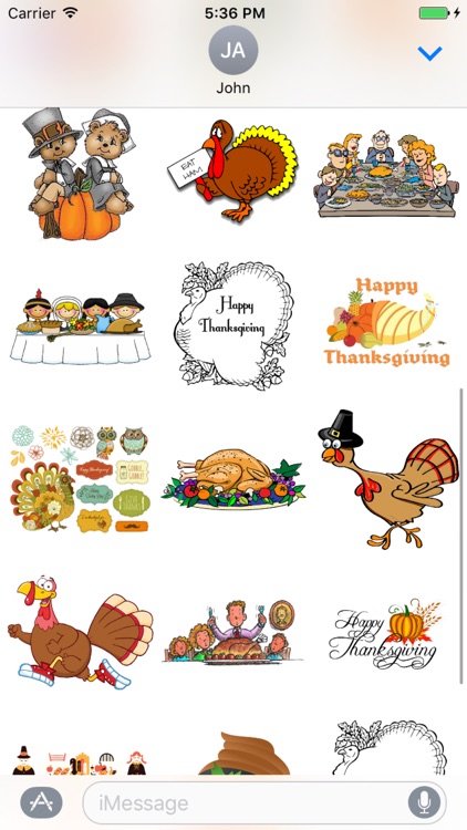 Happy Thanksgiving for iMessage