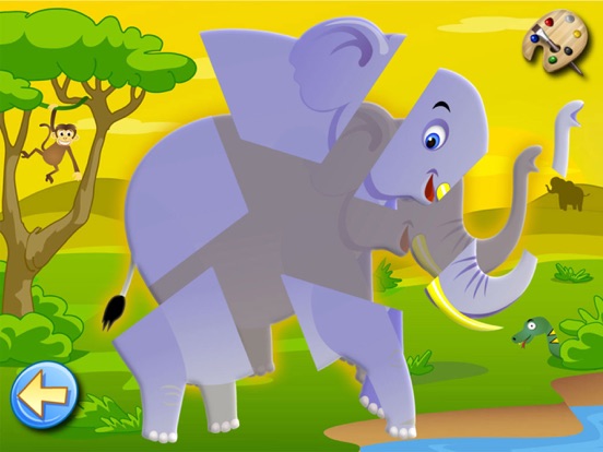 Скачать игру Животные саванна: игры для малышей, пазлы детей 2+