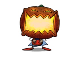 Mr. Pumpkin Fun Sticker