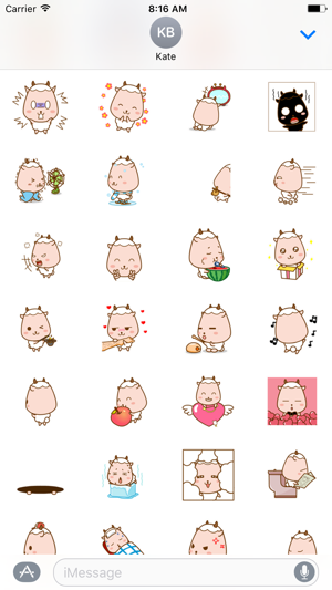 Lovely Sheep - Animated Stickers And Emoticons(圖3)-速報App