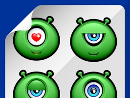 Pimp up your messages with this nice set of alien emojis