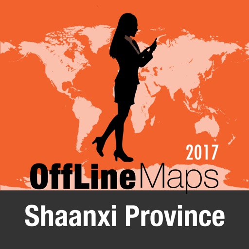Shaanxi Province Offline Map and Travel Trip Guide icon