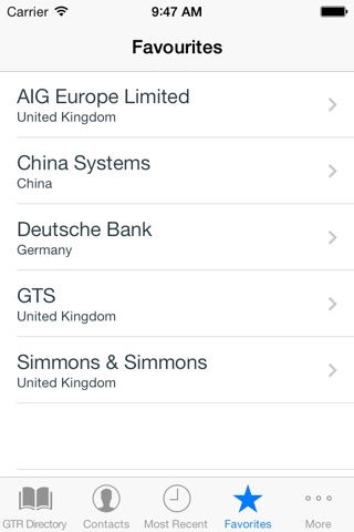 GTR Directory screenshot 4