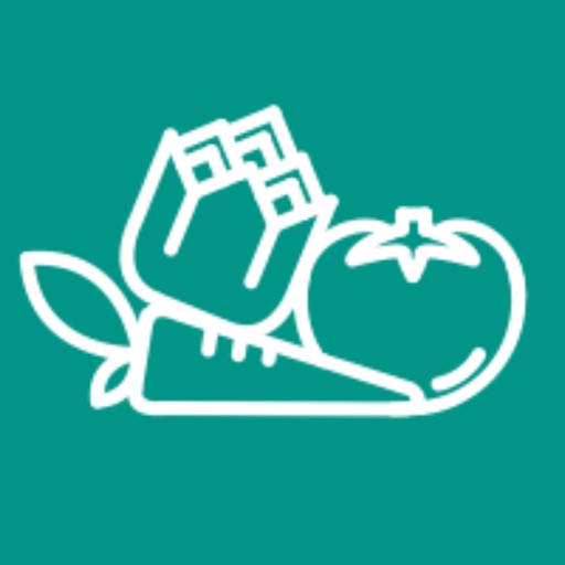 Diet food table icon