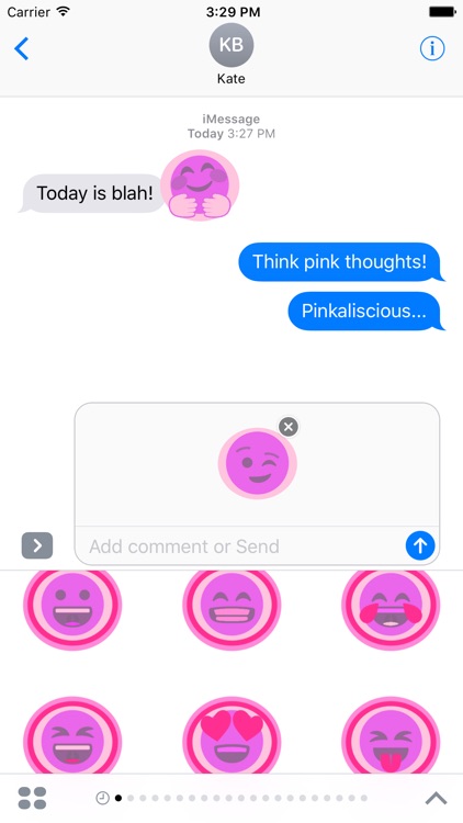 Tickled Pink! (Pinktastic Emoji Stickers) screenshot-3