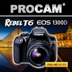 PROCAM for Canon T6 Rebel EOS 1300D