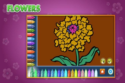 Coloring Book Flowers screenshot 3