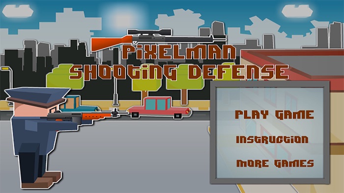 Pixelman Shooting DefenseTD