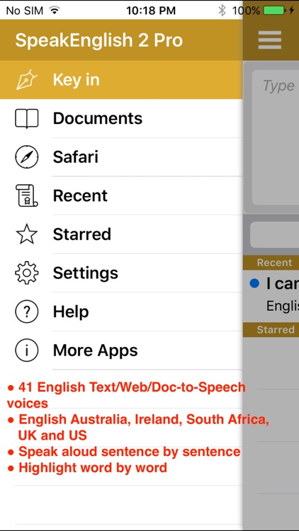 SpeakEnglish 2 FREE (41 English TTS Voices) screenshot-0