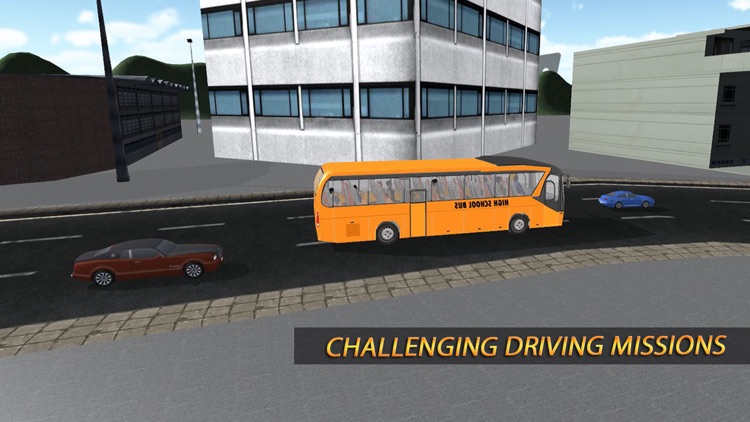 City High School Bus Driving Academy 3D screenshot-4