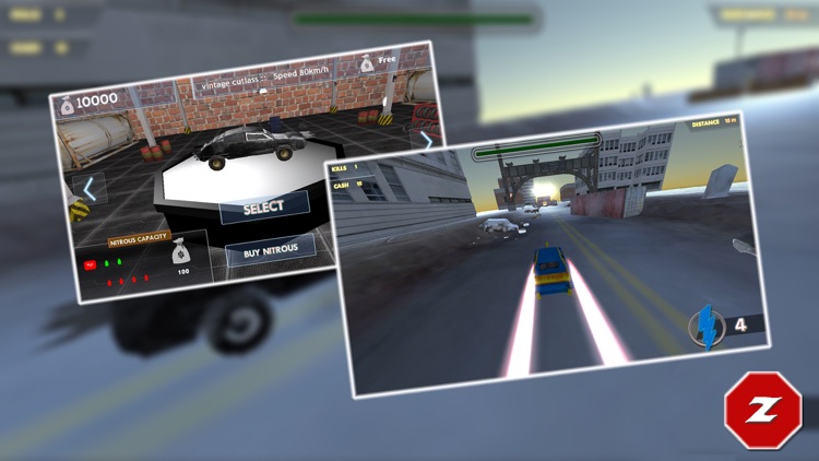 Zombie Road Kill- Race and kill Zombie highway screenshot-3