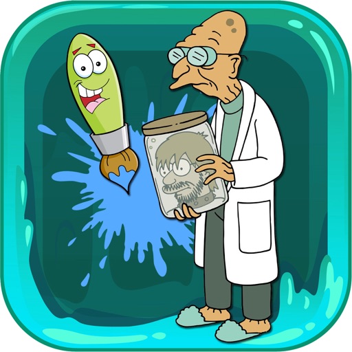 Preeschool Coloring Free Futurama Drones iOS App