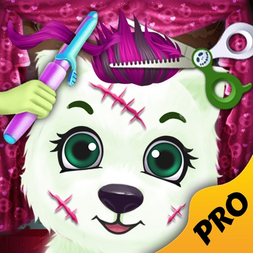 Halloween Pet Hair Salon Icon