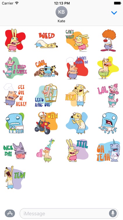 Almost Naked Animals Stickers