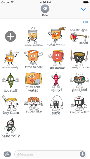 Sushi Ramen - MYOSE - Make Your Own Sticker Emoji(圖1)-速報App