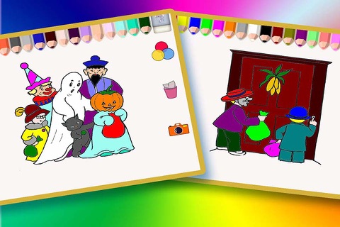 熊猫宝宝卡通涂色入门 - 给可爱的动物涂鸦和贴纸 screenshot 2