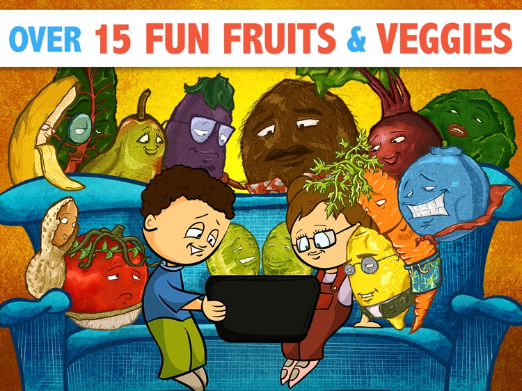 Veggie Bottoms HD Healthy Eating Made Fun for Kids screenshot-0