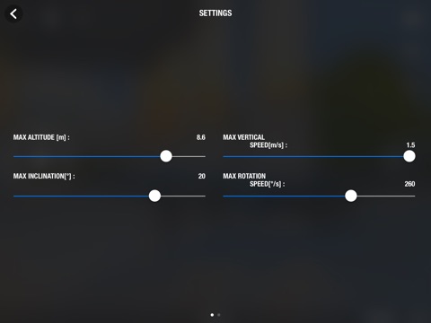 Basic Controller for Airborne Night Drone - iPad screenshot 4