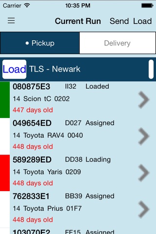 Vehicle Mobile App screenshot 2