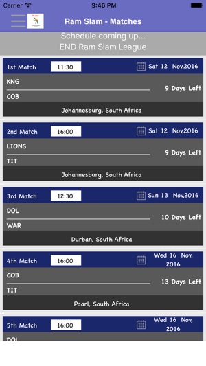 CSA T20 Schedule,Live Score,Results(圖1)-速報App