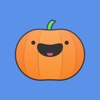 Pumpkin Sticker Pack • Cute Flat Halloween Emoji