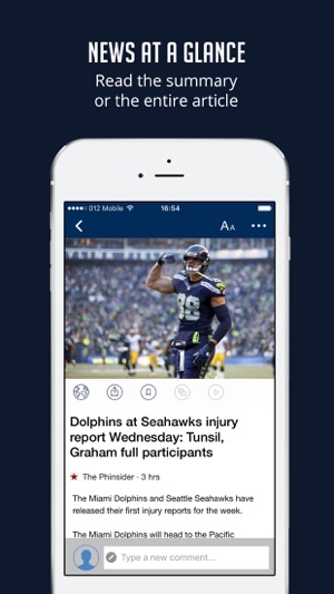 Sportfusion - Seattle Seahawks News Edition(圖3)-速報App