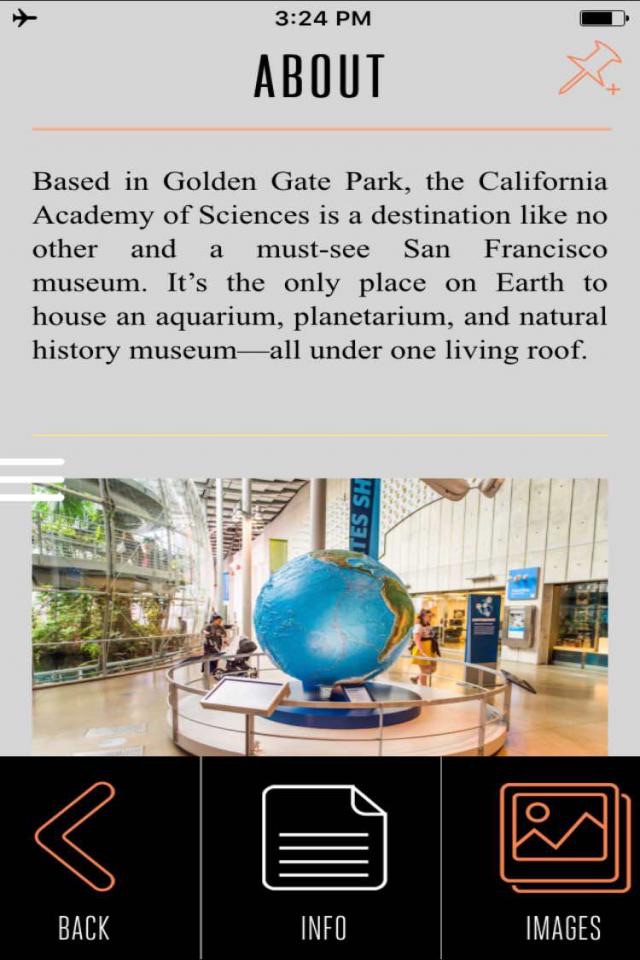 California Academy of Sciences Visitor Guide screenshot 3