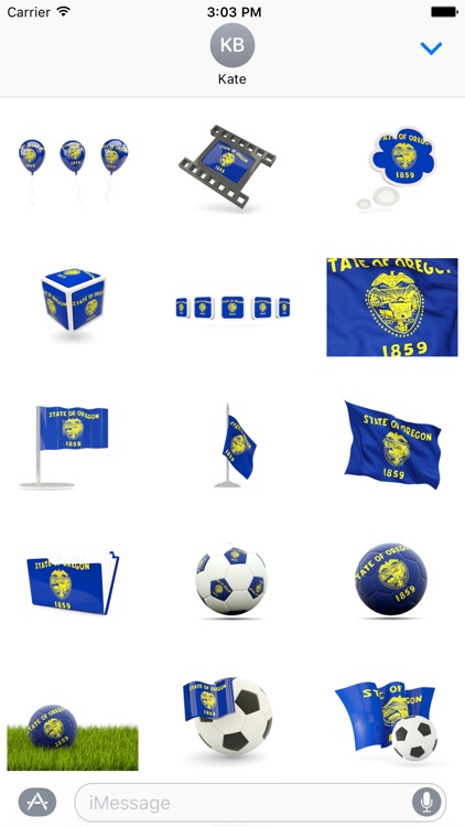 Oregon Flag Stickers