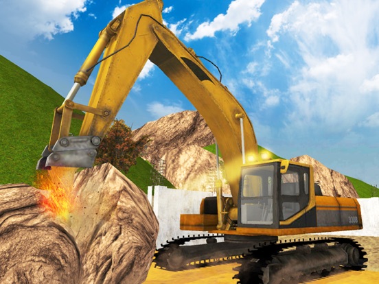 Screenshot #6 pour Colline Camion Excavatrice Grue Construction Simul