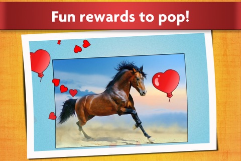 Horse Puzzles - Relaxing photo picture jigsaw puzzles for kids and adults screenshot 3