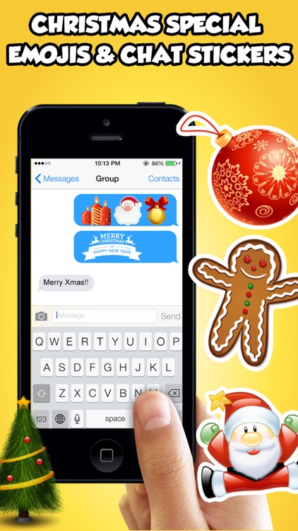 Christmas Emojis, 3d Emoticons & Chat Stickers